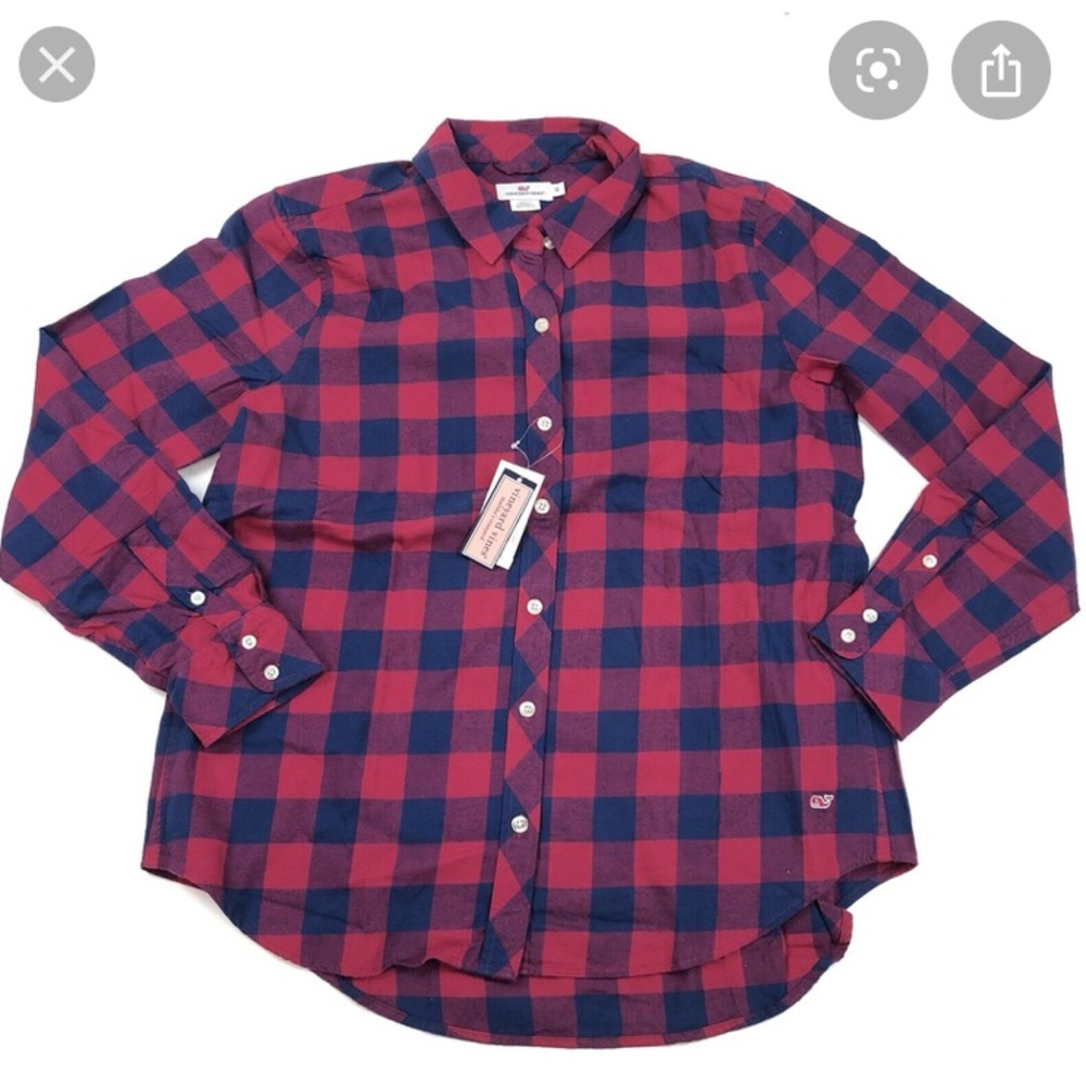 Vineyard vines flannel shirt. NWT - Picture 1 of 2